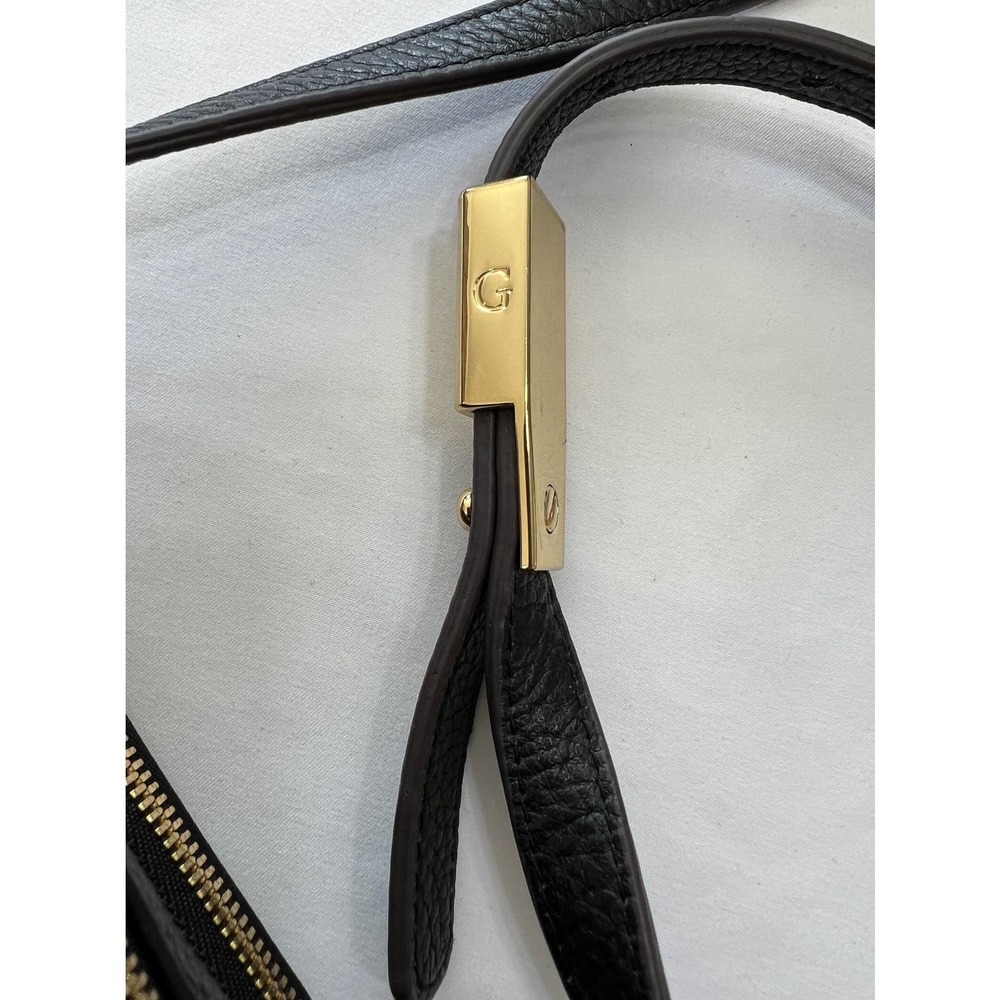 G.I.L.I. Pebbled Leather Mini Crossbody Black - Picture 5 of 9